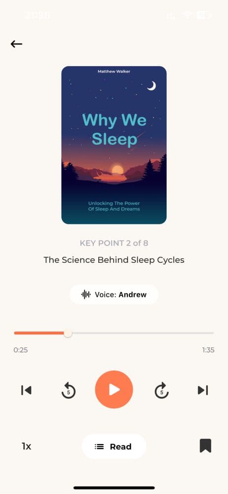 Audio Player Screenshot